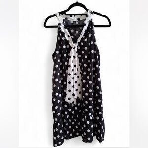 Polka Dot Sleeveless Top